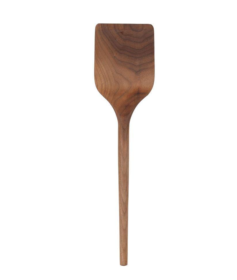 Walnut Wood Kitchen Utensil Set, Handcrafted Natural Cooking Tool, Nontoxic, Plastic-Free, Safe for Nonstick Cookware, Kitchen Wedding Gift.