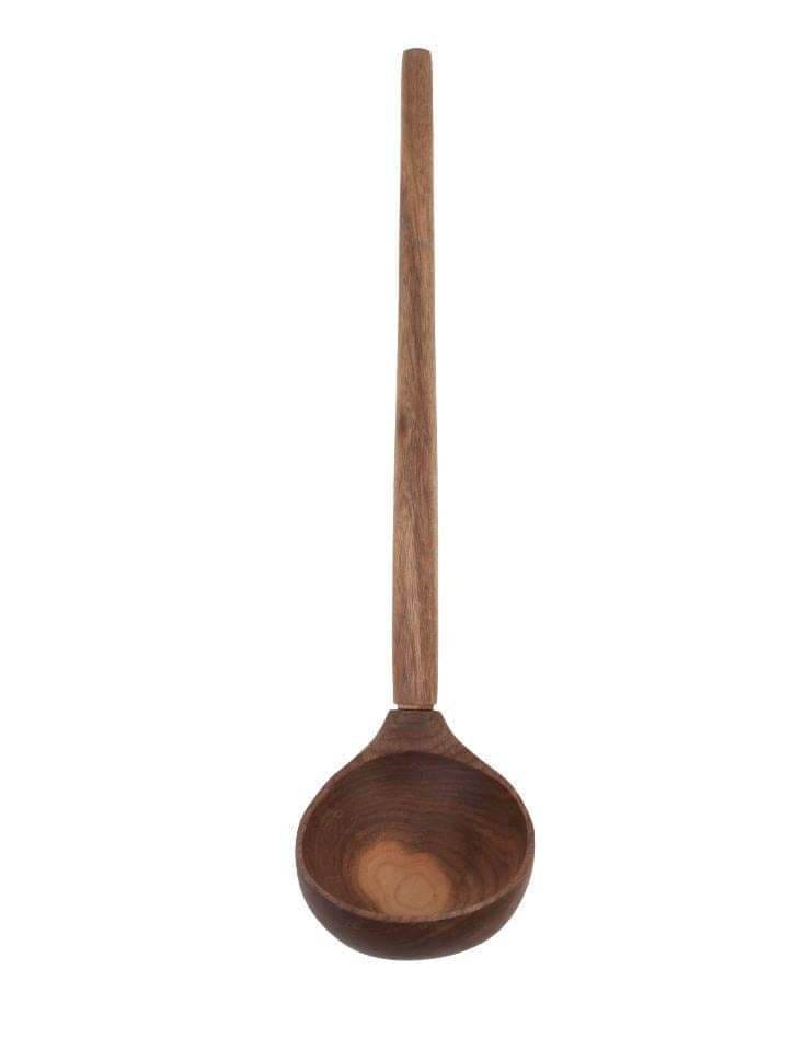 Walnut Wood Kitchen Utensil Set, Handcrafted Natural Cooking Tool, Nontoxic, Plastic-Free, Safe for Nonstick Cookware, Kitchen Wedding Gift.