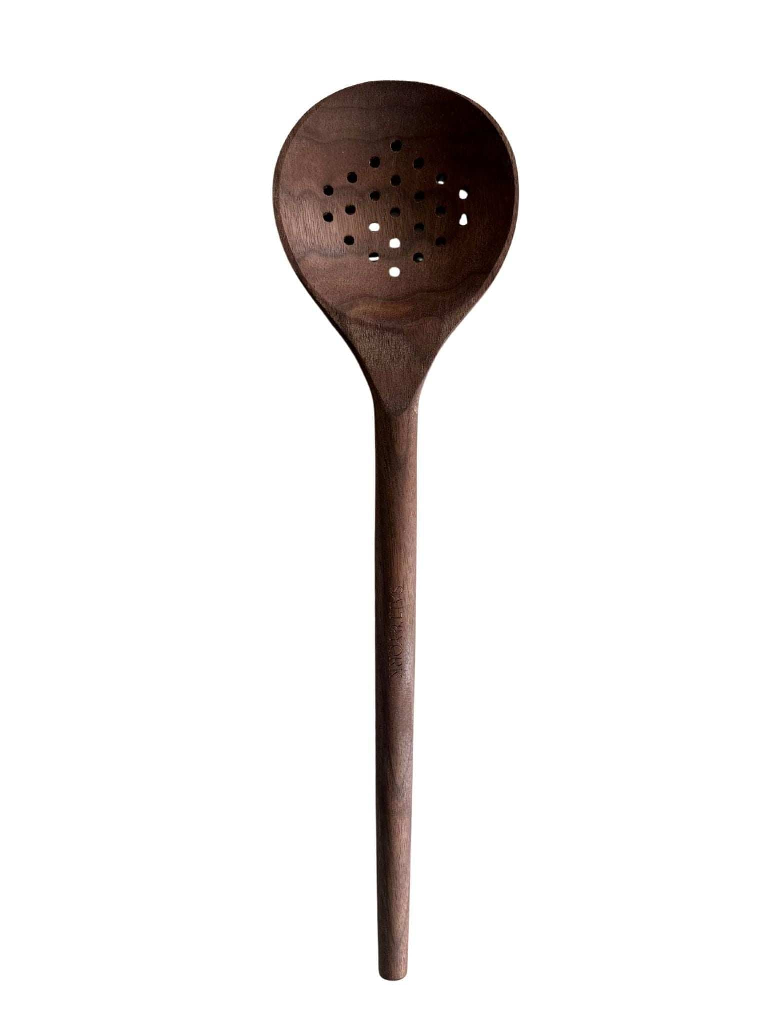 Walnut Wood Kitchen Utensil Set, Handcrafted Natural Cooking Tool, Nontoxic, Plastic-Free, Safe for Nonstick Cookware, Kitchen Wedding Gift.